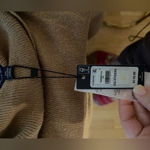 Tommy Hilfiger Camel Sweater Dress BRAND NEW